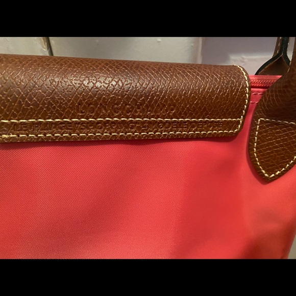 Pink Longchamp Le Pliage Tote - Picture 6 of 10